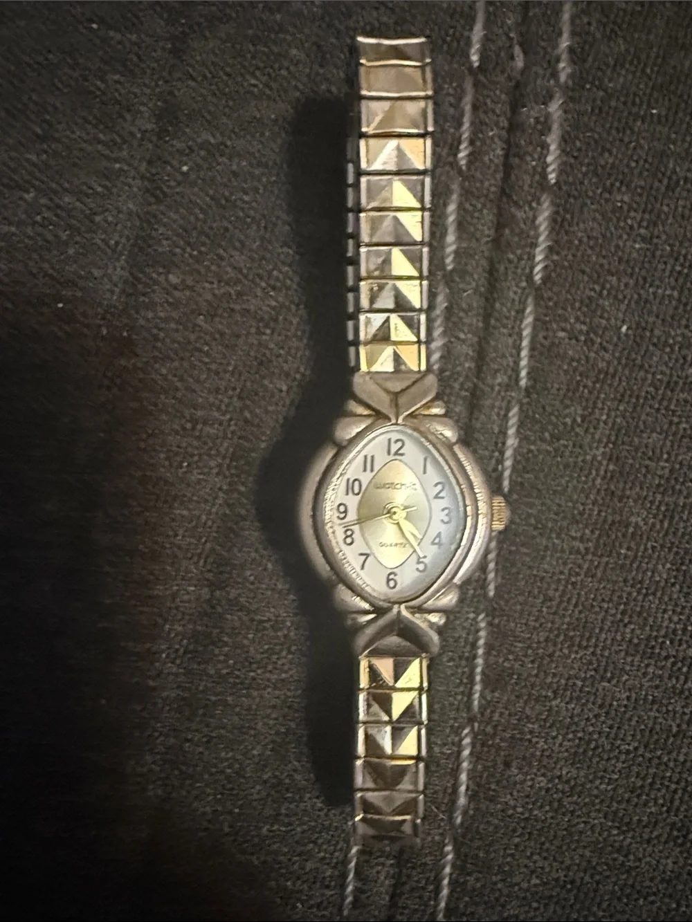Westclox Vintage Two-Tone Gold & Silver Women's Analog Quartz Watch